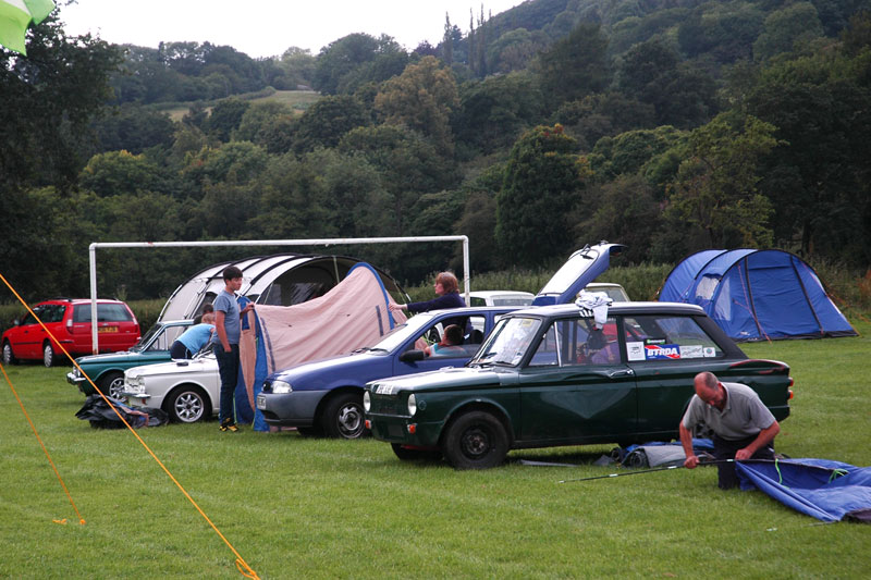 setting up
